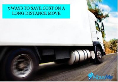 save cost on a long distance moving