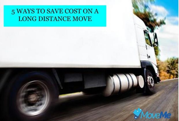 save cost on a long distance moving