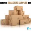 boxes and supplies